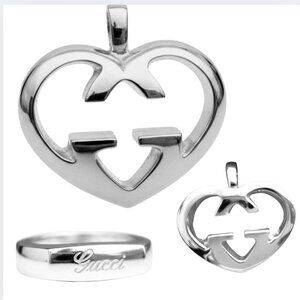 PENDANT/CHARM: Sterling Silver w/Unbranded 24” Silver Chain, Box & Dust Bag, NIB